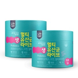 Multi Probiotics Live Lactobacillus 1.5g / 멀티 프로바이오틱스 생유산균 1.5g x 100포 2박스  모유유래유산균  프롤린 함유
