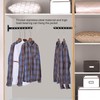 Alighting Laundry Hanger Dryer Rack Folding Wall Mount Clothes Black