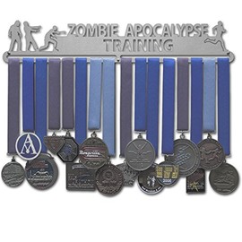 Allied Medal Hangers - Zombie Apocalypse Training - Male Figure (18" Wide with 1 Hang bar) - Medal Hanger Holder Display Rack - Multiple