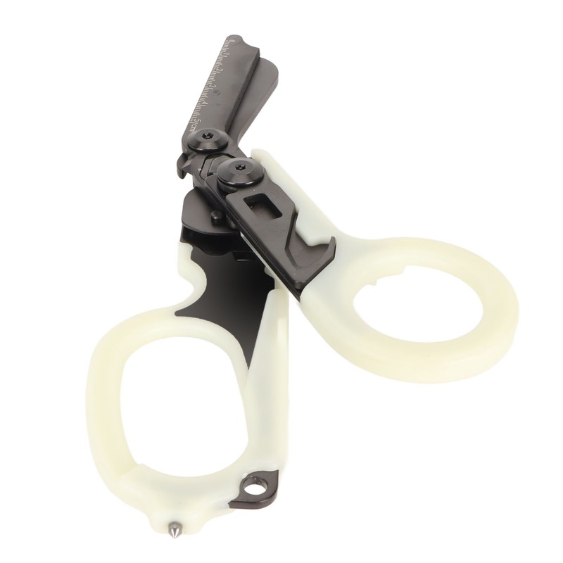 Emergency Response Shears with Glass Breaker Stainless Steel Plastic Luminous