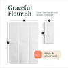 400-Pack BloominGoods Disposable Bathroom Napkins | Linen-Feel Guest Towels |