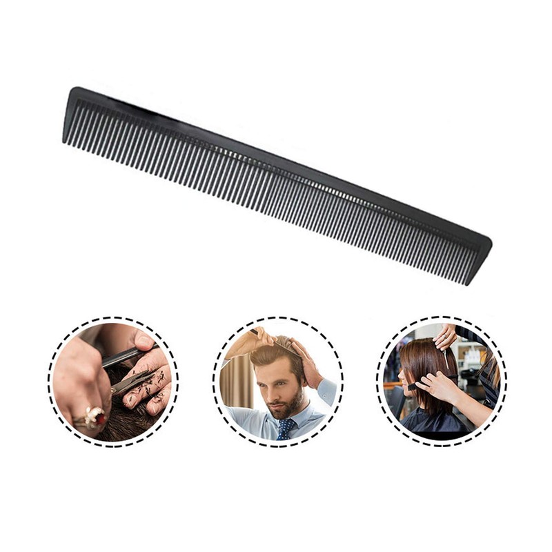 AFT90 Carbon Fiber Cutting Comb, Professional 8.15” Styling Comb, Hairdressing