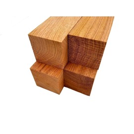 Barrington Hardwoods Butternut Carving Blocks Lumber Turning Squares - 2" x 2" (4 Pieces) (2" x 2" x 8")