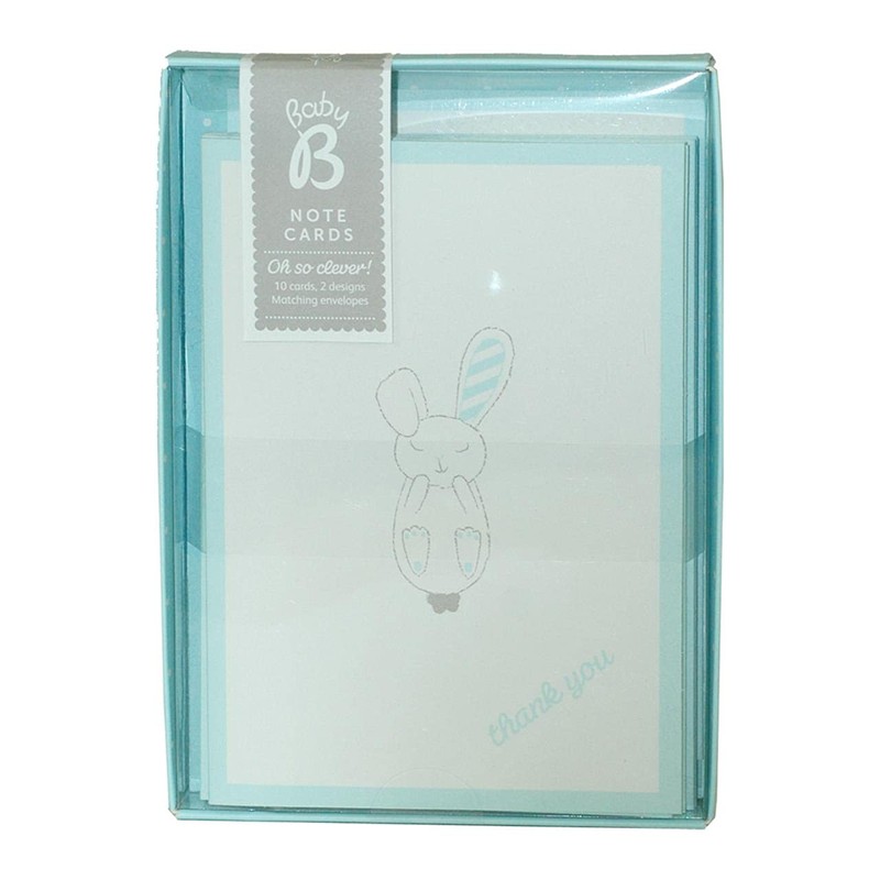 KTWO Baby B Thank You Cards, Blue