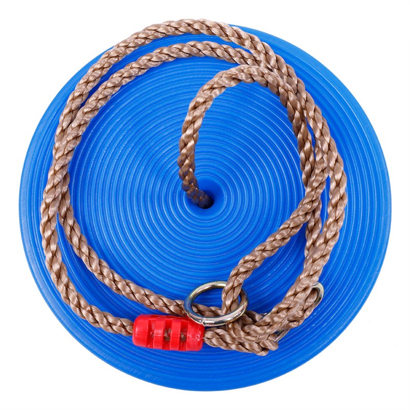 Children Swing Disc Toy Kids Round Rope Swings Outdoor Entertainment