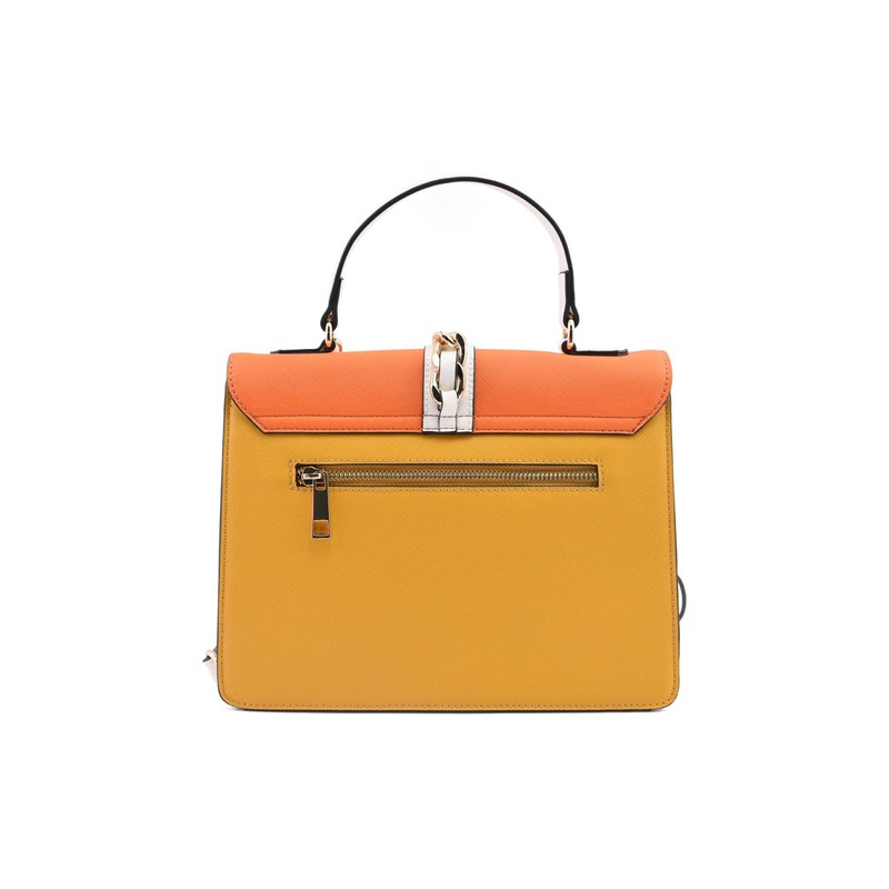 ALDO Women's Caiillaa Top Handle Bag, Other Orange, Medium