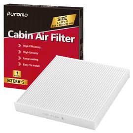 Puroma 1 Pack Cabin Air Filter with Multiple Fiber Layers, Replacement for CP134, CF10134, Honda Civic, CR-V, Odyssey, Pilot, Accord, Ridgeline, Passport and Acura CSX, ILX, MDX, RDX, TLX, RLX