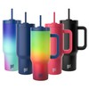 40oz Stainless Steel Handle Tumbler with Triple Insulation & Copper