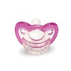 RaZbaby JollyPop Baby Pacifier Newborn, Double Pack, Pink, 0-3 Months