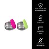 S'well Stainless Steel Condiment Container Set of Two, 2oz, Dragonfruit/Kiwi,