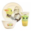 Muna Vajilla De Bambú Baby Yoda Plato Bowl Vaso 12