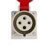 2pcs 4Pin Industrial Socket 32A 3 Phase IP67 Waterproof Insulated
