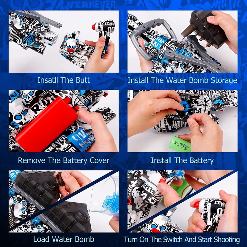 Electric Gel Trace Fire Blaster - Fully Automatic Blaster with