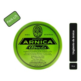 Pomada Corporal Arnica De La Abuela 30 Gr Pack C/5
