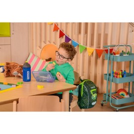 Step by Step KIGA Mini Backpack Set, Ergonomic Backpack with Height-Adjustable Chest Strap for Little Ones, for Nursery, Nursery & Nursery, from 12 M+, Toddlers, 6 Litres, Dino Nilo, Backpack