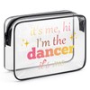 Dancer Gifts Dance Lover Gift PVC Makeup Bag Dance Ballet
