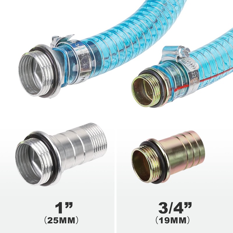 HOOTSUM 1 Inch Suction Hose for Fuel Diesel Transfer Pump,