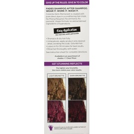 L'Oreal Paris Colorista Semi-Permanent Hair Color For Brunettes, Burgundy