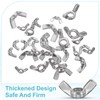 PATIKIL Wing Nuts, 10 Pcs M8 x 1.25 Stainless Steel