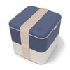 monbento - Large Bento Lunch Box MB Square blue Natural