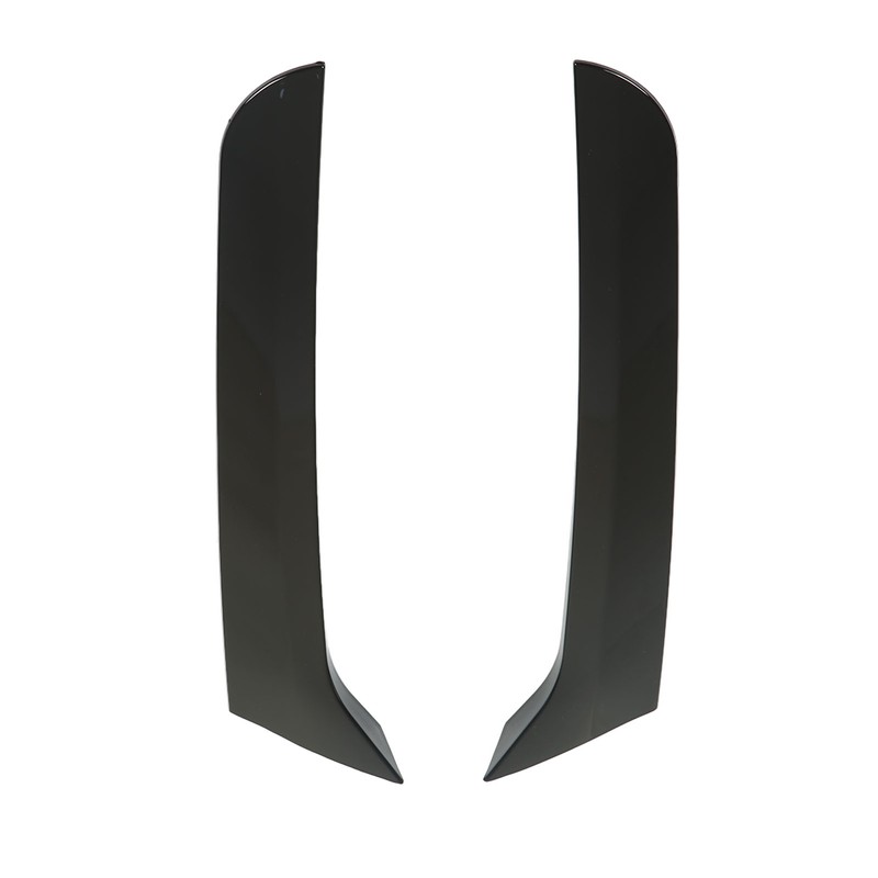 2 Pcs Rear Window Spoiler Glossy Black Left Right Side