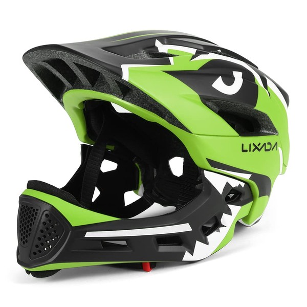 Lixada Kids Full Face Helmet Detachable Full Face Kids Bike