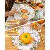 WONDERFUL 32 Pcs Heavy Duty Thanksgiving Plates Disposable Thanksgiving Plates