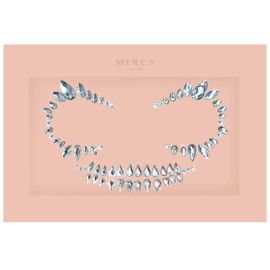 Skull Face Jewel by Mercy London. All In One Face Jewels Costume Accessories