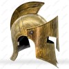 Casco Romano Color Bronce Plástico Disfraz Spartano Gladiador 300 Costume