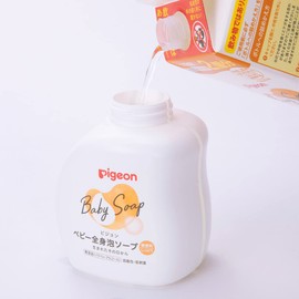 Pigeon Baby Full Body Foaming Soap, Moisturizing, Refill, 27.6 fl oz (800 ml)