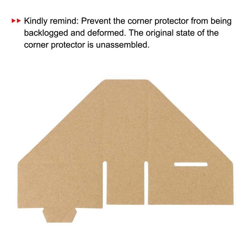 MECCANIXITY Adjustable Cardboard Corner Protector, Cardboard Edges Protector 7x7x3.5cm for