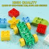 Dinosaur Building Blocks Toys,Jurassic Theme Building Blocks,with A Counting Train,A