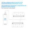 Kwinmyso 8-Packs 3W 7 Inch LED Hardscape Paver Lighting,12V AC/DC