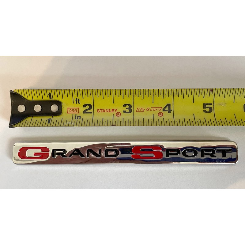 1996 C4 Grand Sport Corvette Chrome Reproduction Hood/Fender Emblem