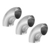 PATIKIL 1-1/2" OD 304 Stainless Steel Butt, 3 Pack 90
