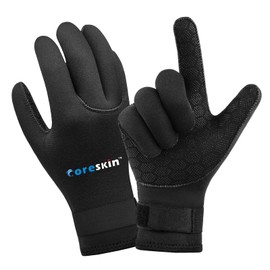Coreskin 3mm Neoprene Diving Gloves with Anti-Slip Palm & Adjustable Strap