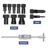 ZUXUSE Motorcycle Bearing Puller Kit, Blind Bearing Puller Kit, Slide