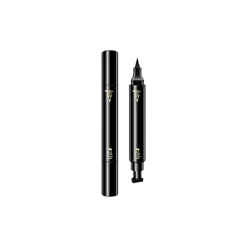 Stamp Eyeliner, Triangular de Doble Cabeza de Secado Rápido Impermeable
