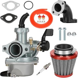 YOXUFA PZ22 Carburetor Kit 22mm Carb Replacement for Coolster TaoTao Apollo SSR 125cc 110cc Pit Dirt Bike ATV XR CRF50 TaoTao DB14 RFZ Blazer Pitster Pro 4 Stroke Engine Chinese 4 Wheeler Quad Parts