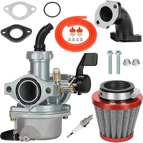 YOXUFA PZ22 Carburetor Kit 22mm Carb Replacement for Coolster TaoTao