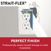 Strait-Flex Drywall Patch – Outlet-Patch for Electrical Box Repairs –Pre-Cut