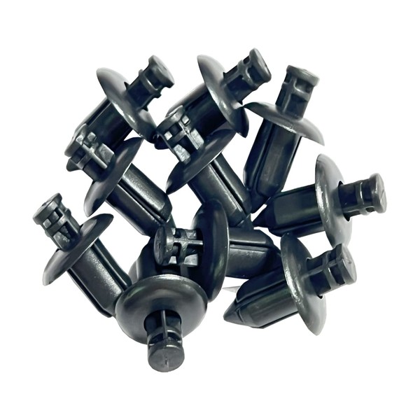 20pcs 8mm Plastic Rivets Fender Clip Retainer Bumper Nylon Push