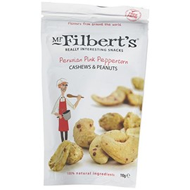 Mr. Filbert's Peruvian Pink Peppercorn Cashews and Peanuts, 110 g