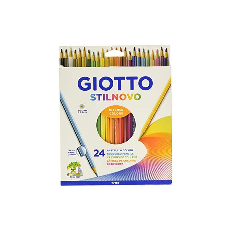 Giotto Stilnovo 24 Colour Pencils