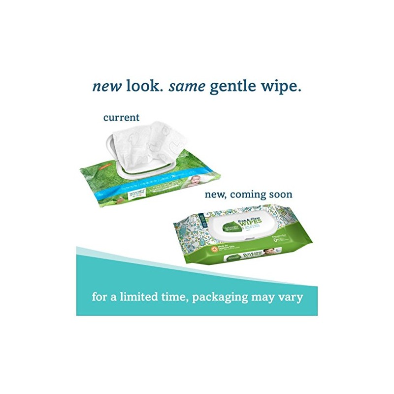 SEVENTH GENERATION Free & Clear Travel Baby Wipes 30Ct, 30