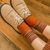AOIREMON Women's Socks, One Point, Cute Inner Socks, Solid, Casual,