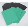 docsmagic.de 100 Premium Bi-Colour Card Sleeves Mat Mint/Black Standard Size