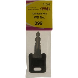 W4 WD Replacement Caravan Key No099 - Black