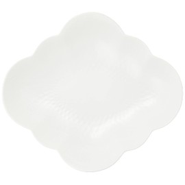 Royal Copenhagen 1016963 White Palmette Flower Bowl, 10.2 inches (26 cm), Wedding Gift, Gift