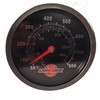 LavaLock BBQ Temperature Gauge Grill Pit Thermometer Fahrenheit Black Smoker